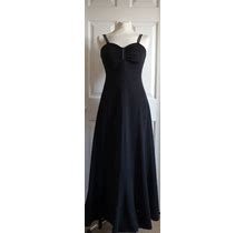 70S Vintage / Vintage Dress / Black Dress / Maxi Dress / 70S Dress / Evening Dress / Party Dress / Long Dress / Size Small