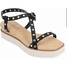 Journee Collection Shoes | Brand New Sandals | Color: Black | Size: 9