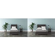 Signature Design By Ashley - 8 Inch Chime Express Hybrid Innerspring - Firm Mattress - Bed In A Box - Twin - White & 8 Inch Chime Express Hybrid Inne
