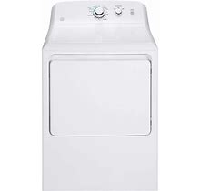 GE GTD33EASKWW 7.2 Cu. Ft. White Electric Front Load Dryer