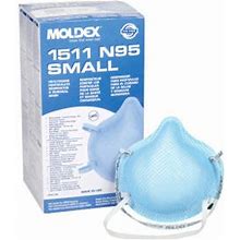 Moldex 1500 Series N95 Respirator & Surgical Mask, Small, 20/Box, 1511