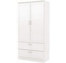 South Shore Armoires/Wardrobe Acapella Pure White Hinged