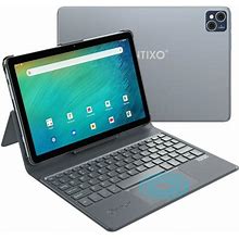 Contixo 10" Android Tablet 128Gb With Keyboard, 2.0Ghz Octo-Core Processor, 6GB Ram, 13Mp Camera, 80+ Disney Storybooks & Google Kids Space (2023 Mode