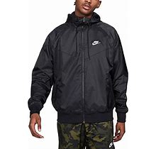 Nike Sportswear Windrunner Hooded Windbreaker Men's Jacket (Black, L)