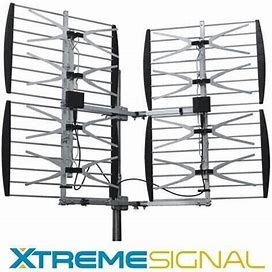Xtreme Signal 8-Bay Bowtie Outdoor Hdtv Antenna 65 Mile High-Vhf/Uhf