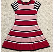 Girls Striped Sweater Dress By Sequin Hearts Girls Xl