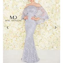 Mac Duggal Dresses | Lovely Dress Perfect For Mother Of The Bride Mac Duggal Dress Size 10 | Color: Gray/Silver | Size: 10