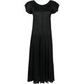 Issey Miyake Pre-Owned - 2000S Pleats Please A-Line Dress - Women - Polyester - 3 - Black