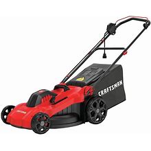 CRAFTSMAN Electric Lawn Mower, 20-Inch, Corded, 13-Ah (CMEMW213), Red