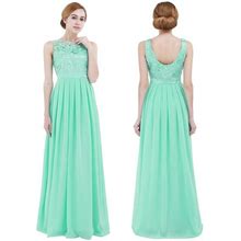 Women Ladies Bridesmaid Dress Embroidered Chiffon Evening Prom Party