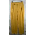 Womens Polo Ralph Lauren Wool Blend Dress Pants - Yellow - Size 4 (30