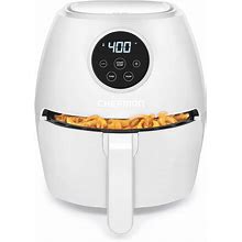 CHEFMAN Small Air Fryer Healthy Cooking, 3.7 Qt, Nonstick, User Friendly And Digital Touch Screen, W/ 60 Minute Timer & Auto Shutoff, Dishwasher