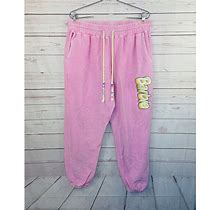 Barbie X Forever 21 Plus Terry Cloth Joggers Pink OX