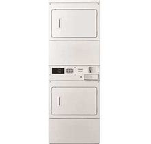 Whirlpool 7.4 Cu. Ft. 240-Volt White Electric Double Stacked Commercial Dryer Coin Operated CSP2940HQ