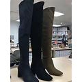 NEW Nine West Black Xerafinao Faux Suede Boots Size 7.5m