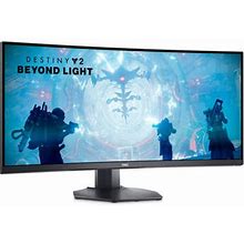 Dell Used 34 S3422DWG 34" 21:9 Curved Freesync WQHD 144 Hz HDR VA Gaming Monitor S3422DWG