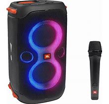JBL Partybox 110 160W Portable Party Wireless Speaker With Built-In Lights Bundle With JBL Wired Dynamic Vocal Mic