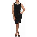 Msk Womens Embellished Knee-Length Cocktail And Party Dress Petites