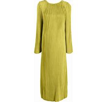 Rachel Gilbert - Kiara Pleated Midi Dress - Women - Polyester - 4 - Green