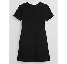 Gap Factory Girls' Jacquard Dress Black Size M