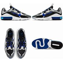 Nike Air Max Infinity Black Racer Blue Low Top Running Sneakers Men