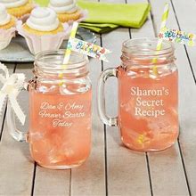 Create Your Own Mason Jar- Personal Creations Customized Mason Jars Glasses Cups Barware Gifts