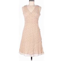 Ann Taylor Casual Dress: Tan Dresses - Women's Size 6 Petite