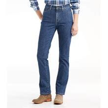 Women's True Shape Jeans, High-Rise Bootcut Stonewashed 10, Denim | L.L.Bean