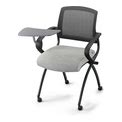 Nex Fabric Nesting Chair With Tablet Arm And Mesh Back
