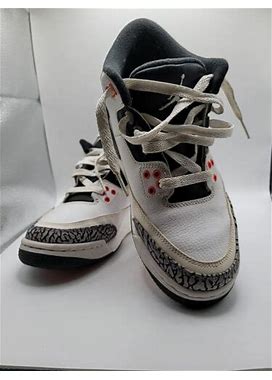Air Jordan Boys Air Jordan 3 Retro Bg Basketball Shoes White