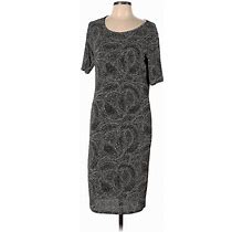 Lularoe Casual Dress: Gray Dresses - Women's Size Large