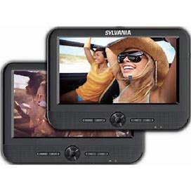 Sylvania Sdvd8791 7" Dual Screen Portable Dvd Player With Dual Dvd