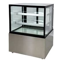 Elite Kitchen Supply 10.6 Cubic Feet Refrigerated Display Case - 36", Glass In Brown | 47.6 H X 36 W X 26.6 D In | Wayfair