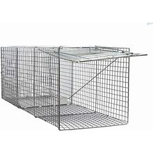 Large One Door Catch Release Heavy-Duty Humane Cage Live Animal Traps For Foxes And Other Similar Sized Animals