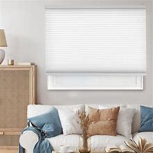 CHICOLOGY Cordless Cellular Shades Privacy Single Cell Window Blind, 34"W X 72"H, Morning Mist