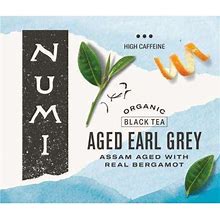 Numi Organic Tea 30170 Aged Earl Grey Black Tea, Pk100