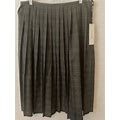 Women's Calvin Klein Grey Flare Business Long Skirt Size 10 - $109