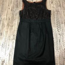 Merona Dresses | Black/Lace Sheath Dress | Color: Black | Size: 8