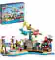 LEGO Friends Beach Amusement Park 41737 Building Toy Set, A Technical Project For Older Kids Ages 12+, With Spinning Carousel, Wave Machine And Shoot