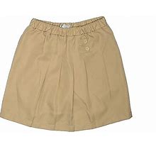 Galaxy Kids Skort: Tan Solid Skirts & Dresses - Size 16