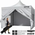 VEVOR 10x10 ft Pop Up Canopy With Removable Sidewalls, Instant Canopies Portable Gazebo & Wheeled Bag, UV Resistant Waterproof, Enclosed Canopy Tent