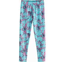 Kid's Wave Swim Tights UPF 50+, Tropical Orchid Botanical Floral / L