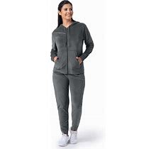 Wright's Womens Velour Tracksuit 2 Piece Zip Up Hoodie And Joggertracksuit