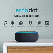Echo Dot (3Rd Gen, 2018 Release) - Smart Speaker With Alexa - Charcoal