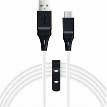 Insignia - 9' Play + Charge USB-C Cable For Playstation 5 - White/Black