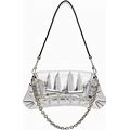 Gucci Silver Small Horsebit Chain Shoulder Bag - Metallic - Shoulder Bags Size UNI