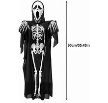 Halloween Ghost Skeleton Robe Horror Costume Kid Set / Poland