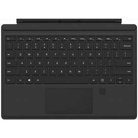Black - Surface Pro Type Cover Keyboard W Fingerprint Id For Pro 7, 6,