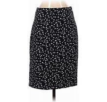J.Crew Casual Skirt: Black Bottoms - Women's Size 2 Tall