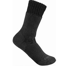 Carhartt Men's Heavyweight Synthetic-Wool Blend Boot Sock - Black - X-Large